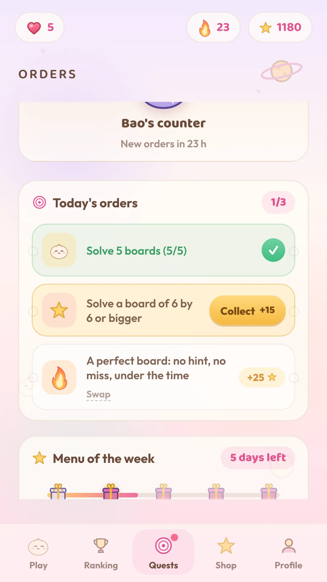 Dumpling Galaxy: Logic Puzzle screenshot